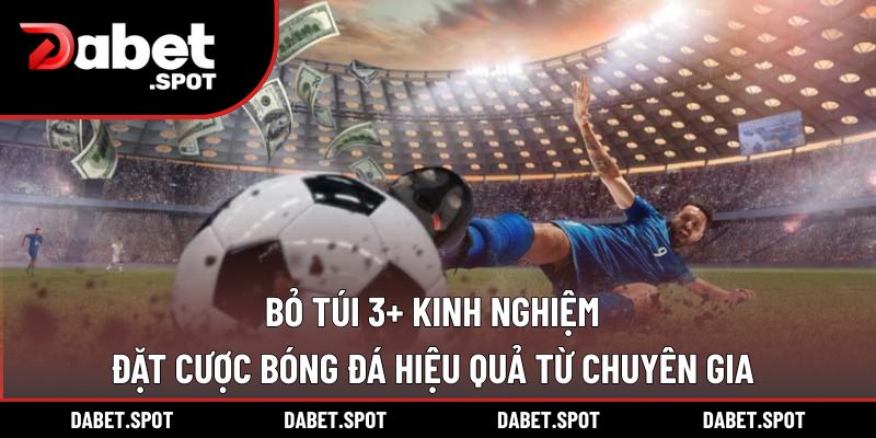 Bỏ túi 3+ kinh nghiệm đặt cược bóng đá hiệu quả từ chuyên gia