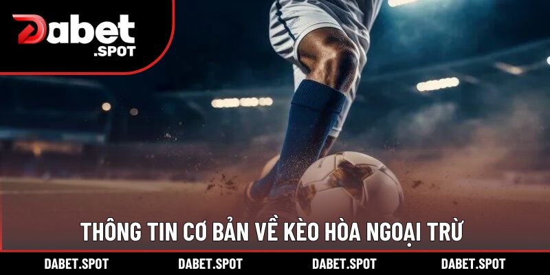 Thông tin cơ bản về kèo hòa ngoại trừ