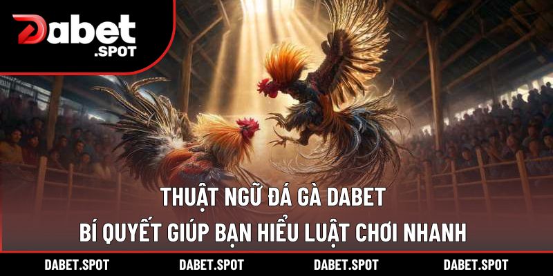 Thuật Ngữ Đá Gà DABET – Bí Quyết Giúp Bạn Hiểu Luật Chơi Nhanh